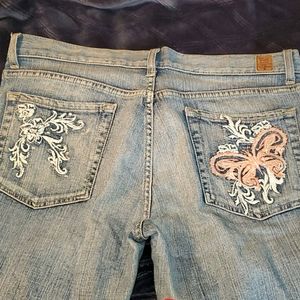 Guess Stretch Jeans Embroidered Pocket